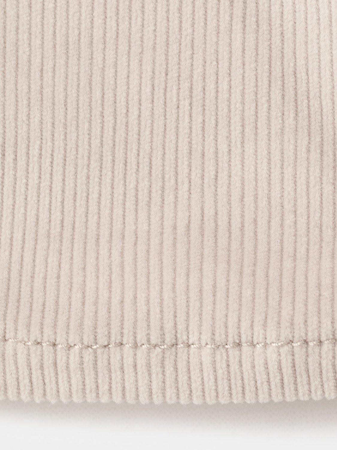 Product image 3 of 4, which shows Mango Kids' Compi Corduroy Trousers, Light Beige, 9-12 months