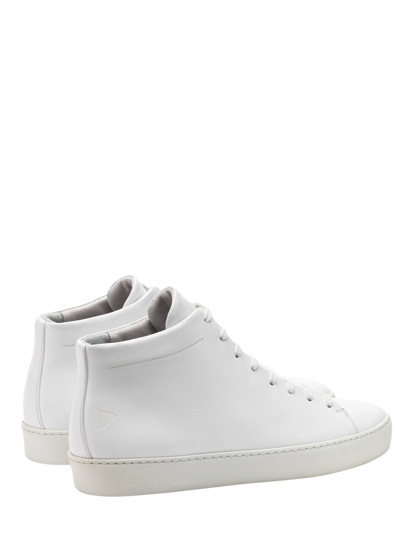 Product image 3 of 4, which shows JAK Royal Leather Hi-Top Trainers, White, EU40