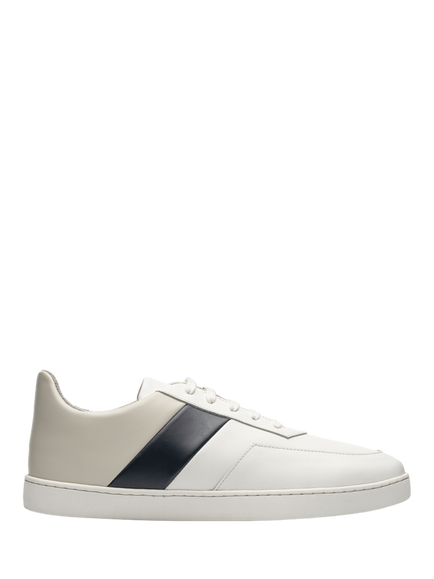 JAK Atlas Low II Leather Trainers, Blue Dust, Blue Dust