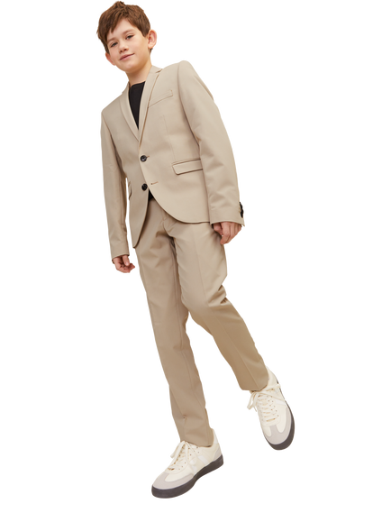 Jack and Jones Kids' Suit Trousers, Stone - view 2, Stone