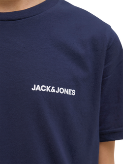Jack & Jones Kids'  Everest T-Shirt and Shorts Set, Navy - view 2, Navy