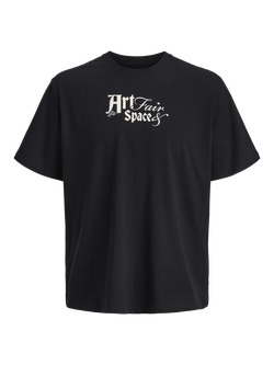 Jack & Jones Kids' Jorfruit Art Print T-Shirt, Black, Black