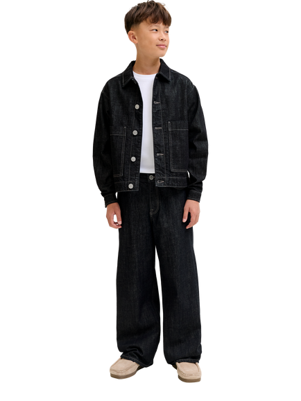 Jack & Jones Kids' JILLOYD Denim Jacket, Blue Denim, Blue Denim