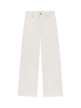 FRAME Petite Le Pixie Palazzo Jeans, White