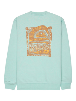 Quiksilver Kids' Graphic Crew Neck Sweatshirt, Blue Haze - view 2, Blue Haze