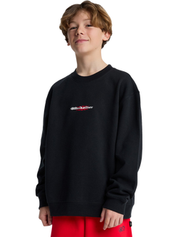 Quiksilver Kids', Mercury Trident Sweatshirt, Black, Black