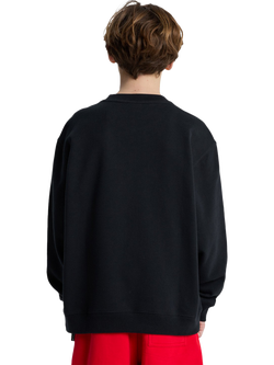 Quiksilver Kids', Mercury Trident Sweatshirt, Black - view 2, Black