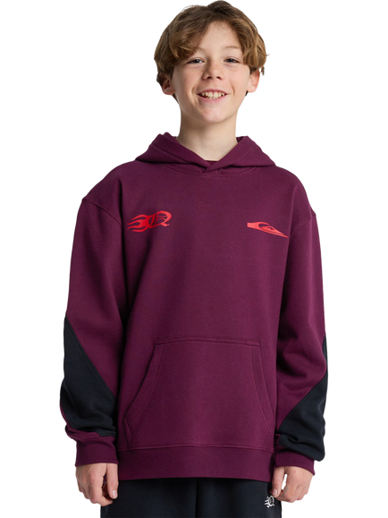 Quiksilver Kids' Mercury Trident Hoodie, Potent Purple, Potent Purple