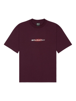 Quiksilver Kids' Mercury Flaming Heat Logo T-Shirt, Potent Purple, Potent Purple