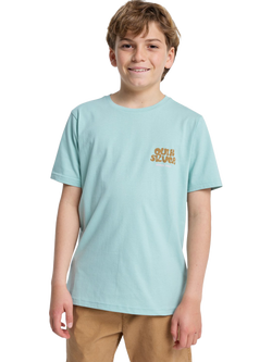 Quicksilver Kids' Short Sleeved Fruit Print T-Shirt, Blue Haze, Blue Haze