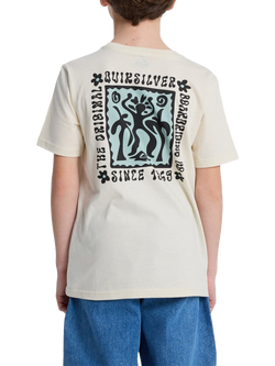 Quicksilver Kids' Serenity Splash Short Sleeve T-Shirt, Bone White - view 2, Bone White