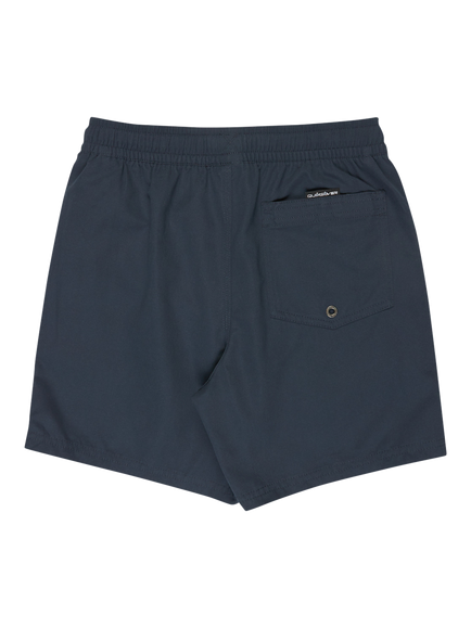 Quiksilver Kids' Logo Swim Shorts, Dark Navy - view 2, Dark Navy