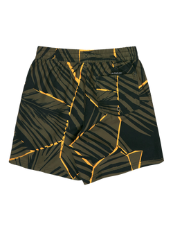 Quiksilver Kids' Volley Logo Swim Shorts, Grape Leaf - view 2, Grape Leaf