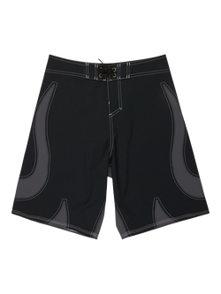 Quiksilver Kids' Mercury Trident Logo Swim Shorts, Black, Black