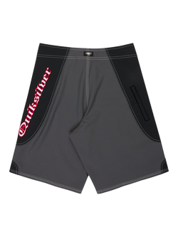 Quiksilver Kids' Mercury Trident Logo Swim Shorts, Black - view 2, Black