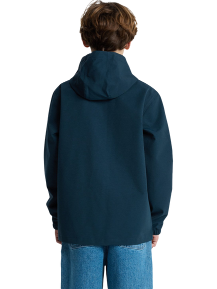 Quicksilver Kids' Hooded Rain Cloud Jacket, Dark Navy - view 2, Dark Navy