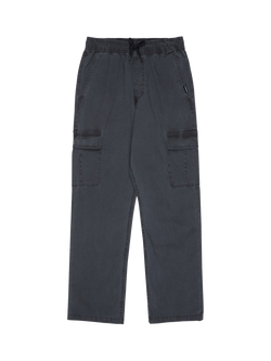 Quicksilver Kids' Taxer Drawstring Cargo Trousers, Black, Black