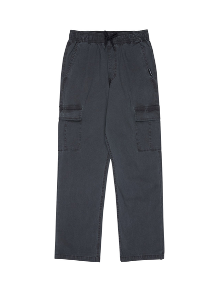 Quicksilver Kids' Taxer Drawstring Cargo Trousers, Black, Black