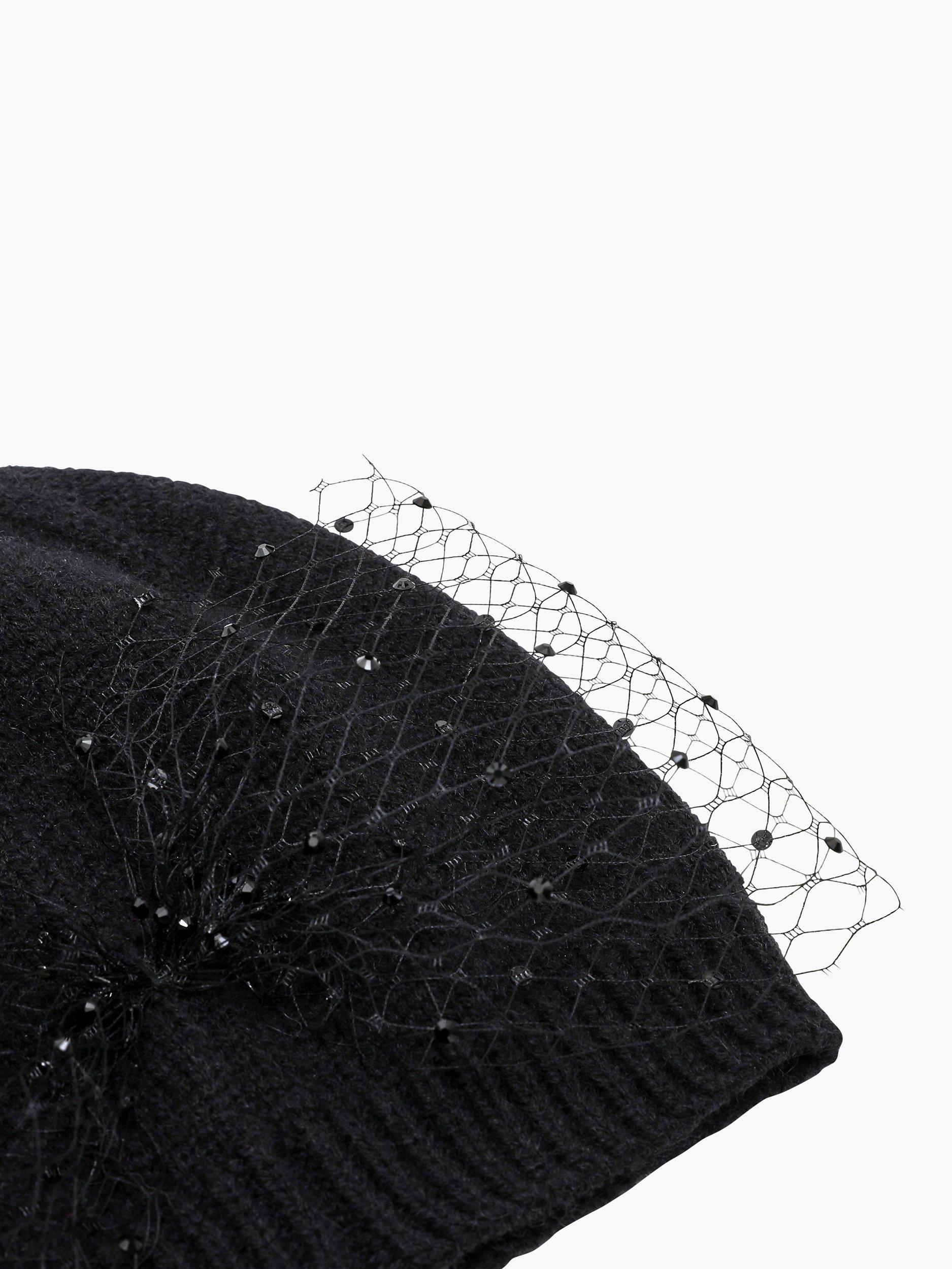 Product image 2 of 2, which shows French Connection Diamante Beanie, Black, One Size
