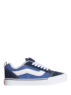 Vans Knu Skool Lace-Up Tainers, Navy/True White, Navy/True White