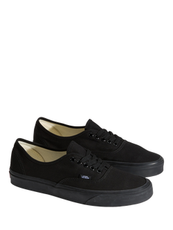 Vans Authentic Canvas Trainers, Black - view 2, Black