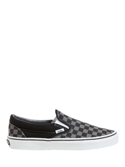 Vans Classic Slip-On Trainers, Black/Pewter, Black/Pewter