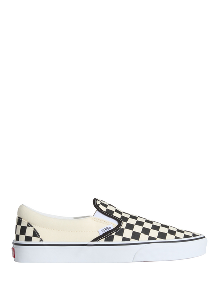Vans Classic Slip-On Trainers, Black/White, Black/White