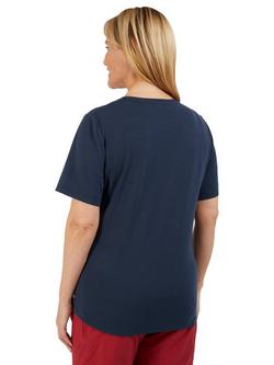 Rohan Women's Global Short Sleeve Sports T-Shirt - view 2, French Blue