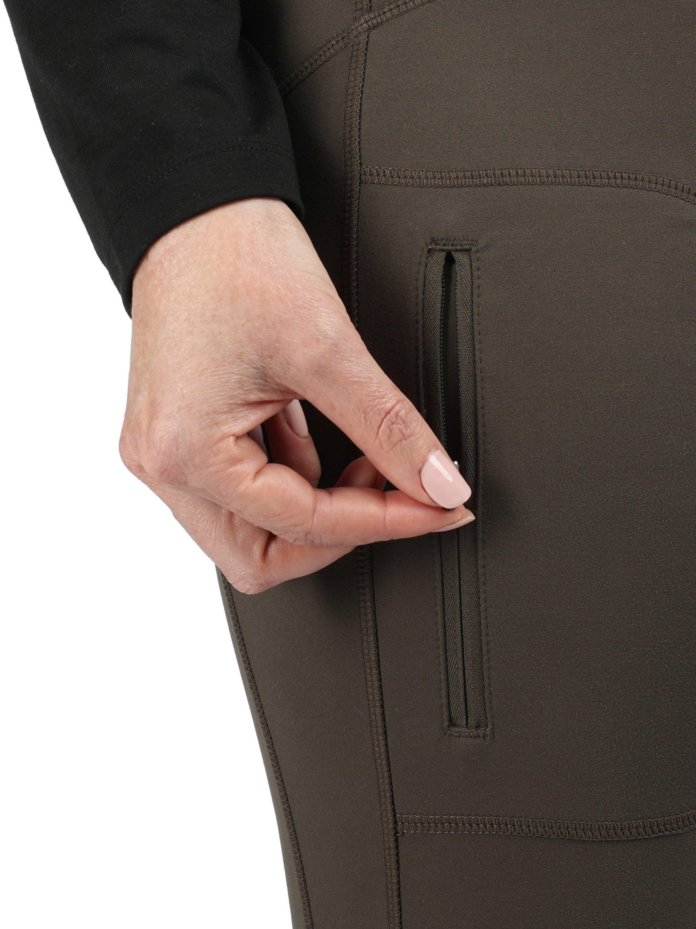 Product image 6 of 6, which shows Rohan Fottur Technical Leggings, Dark Olive Brown, XS