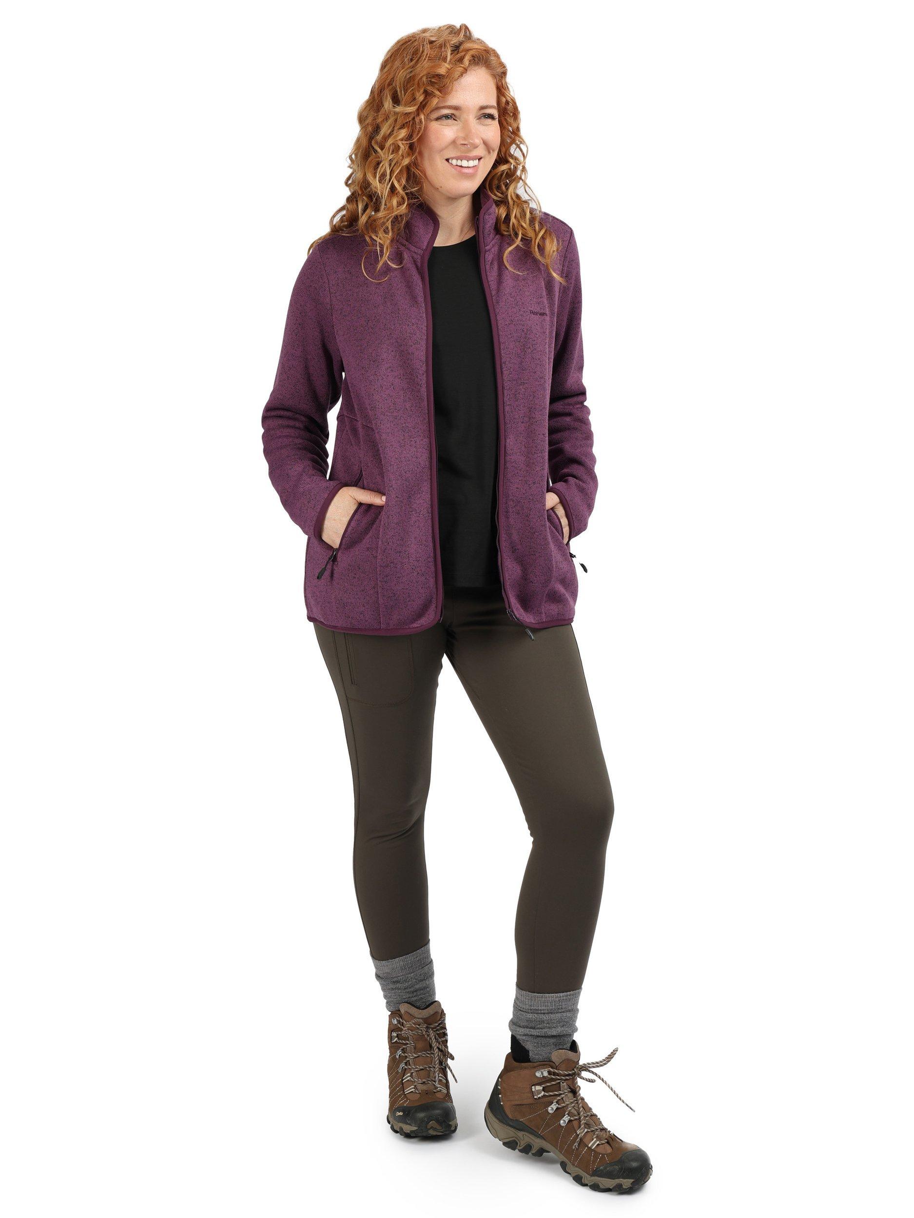 Product image 4 of 7, which shows Rohan Kiruna Fleece, Haze Purple Marl, XS