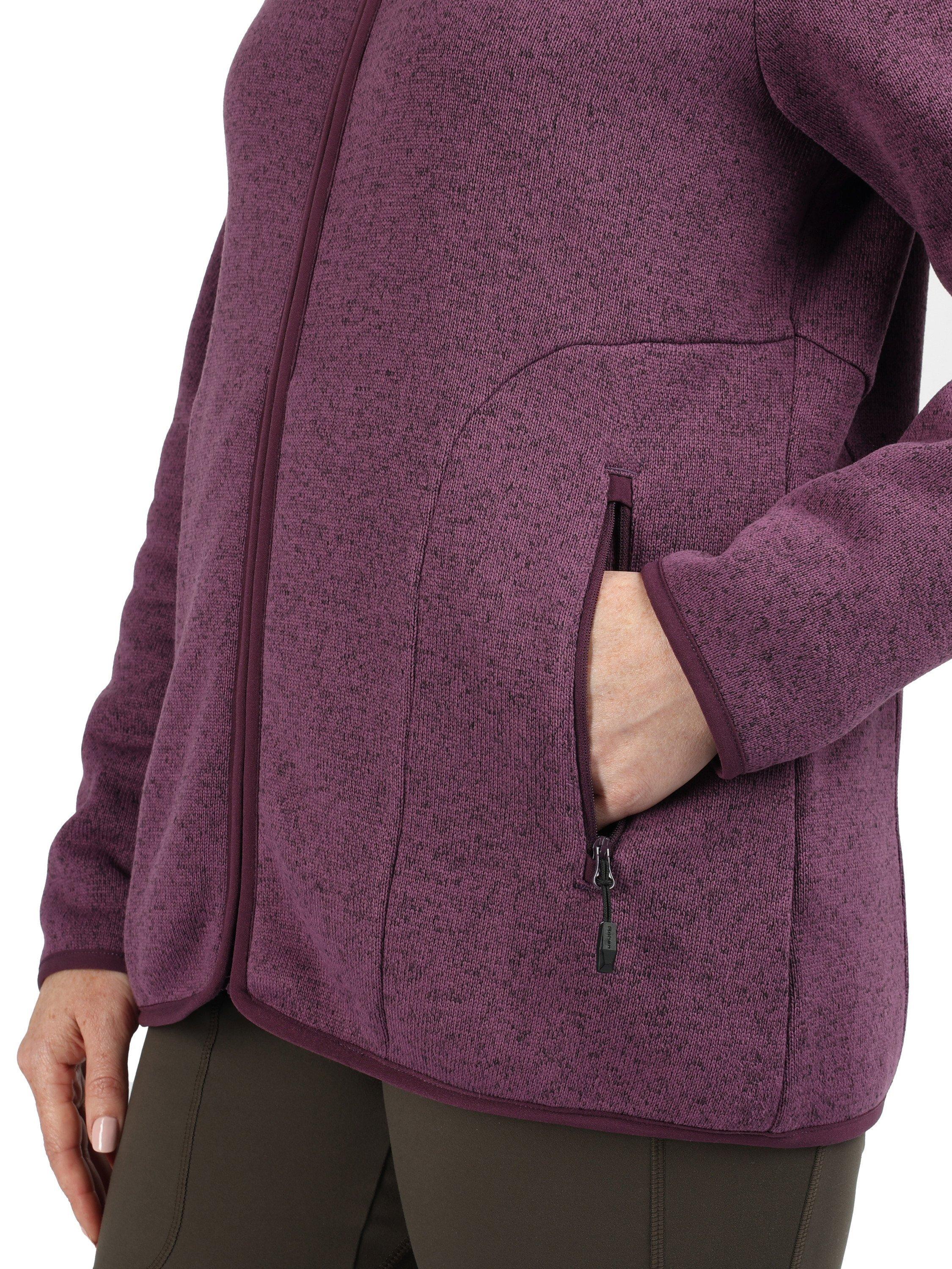 Product image 6 of 7, which shows Rohan Kiruna Fleece, Haze Purple Marl, XS