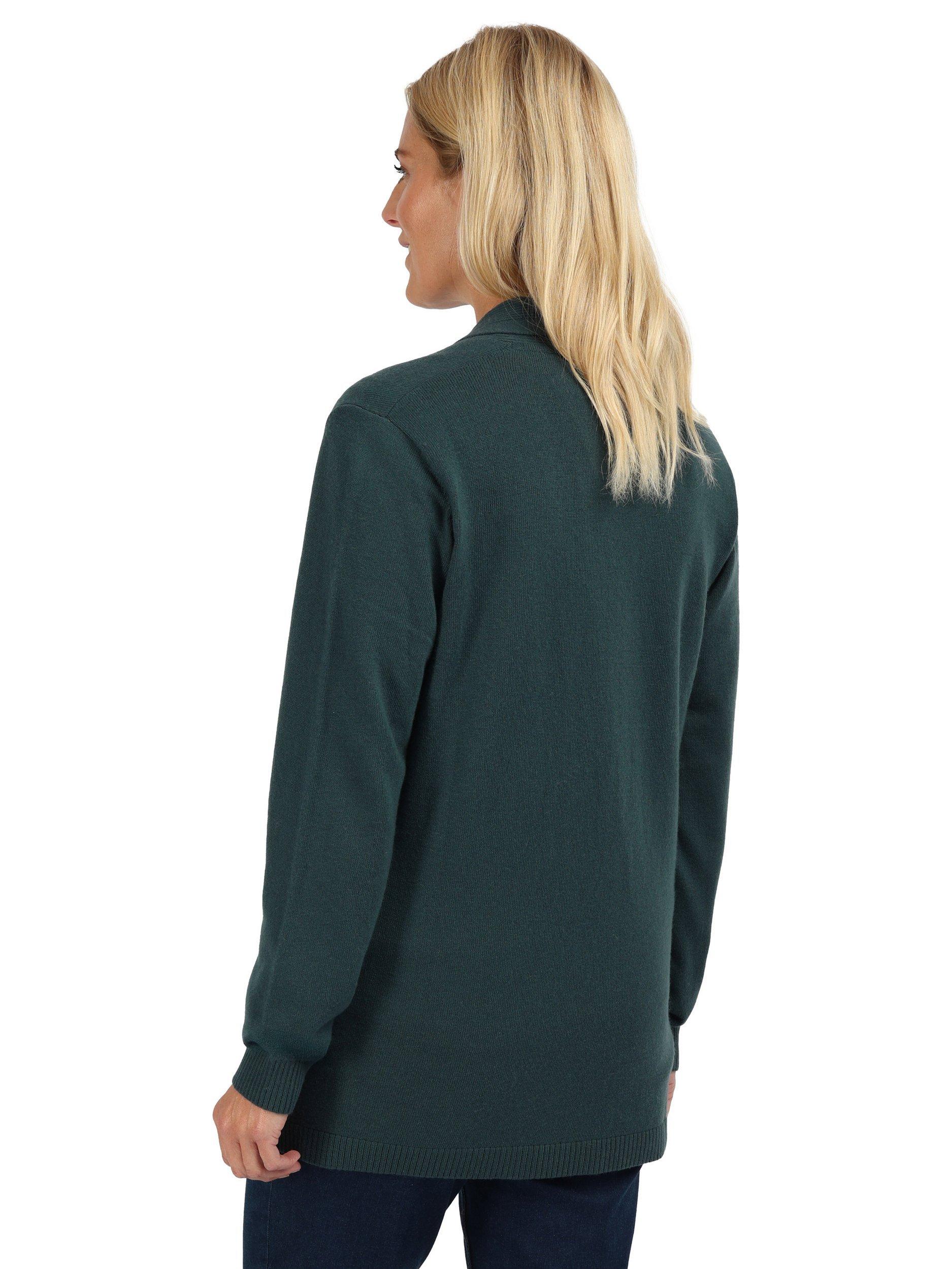 Product image 2 of 6, which shows Rohan Women's Edendale Merino Wool Blend Cardigan, Ethereal Green, 8