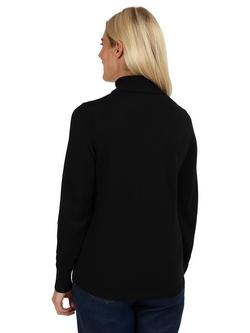 Rohan Women's Merino Wool Roll Neck Jumper - view 2, Black