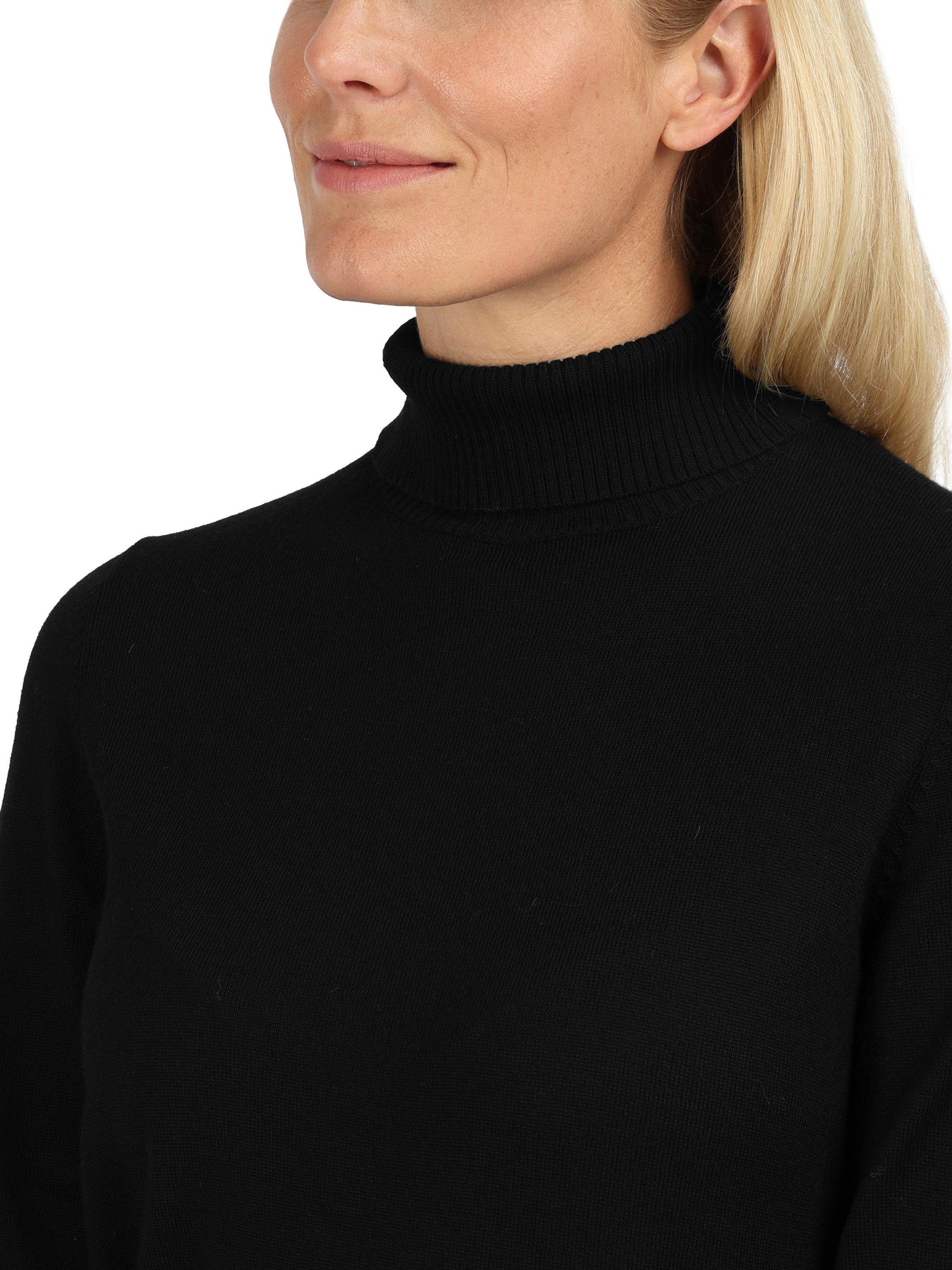 Product image 5 of 6, which shows Rohan Women's Merino Wool Roll Neck Jumper, Black, 8