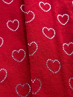Mini Boden Kids' Cotton Blend Twinkle Tights, Hearts - view 2, Hearts