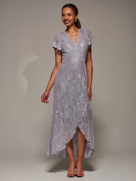 st john silver dress NWT St. John Collection Dress Women's size 4 Silver shimmer tweed knit  sheath