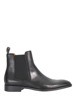 Dune London Matchin Wide Fit Leather Flexi Sole Chelsea Boots, Black