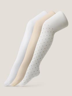 Monsoon Baby Tights, Pack of 3, Multi, Multi