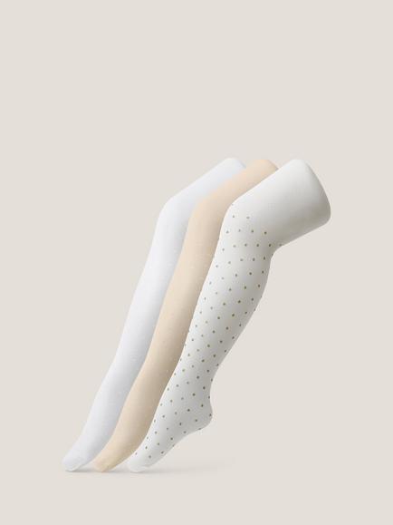 Monsoon Baby Tights, Pack of 3, Multi, Multi