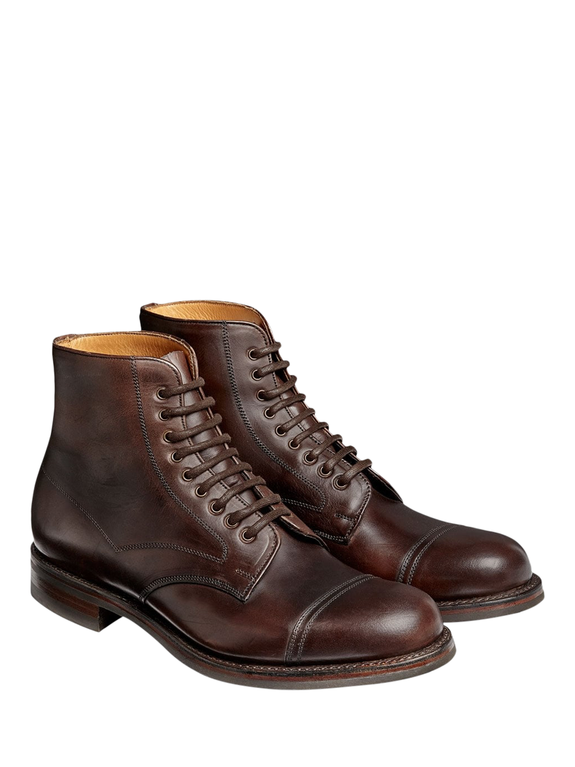 Product image 2 of 2, which shows Cheaney Jarrow R Leather Derby Boots, Chicago Tan, 6