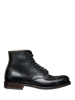 Cheaney Jarrow R Leather Derby Boots, Black