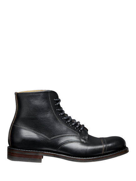 Cheaney Jarrow R Leather Derby Boots, Black