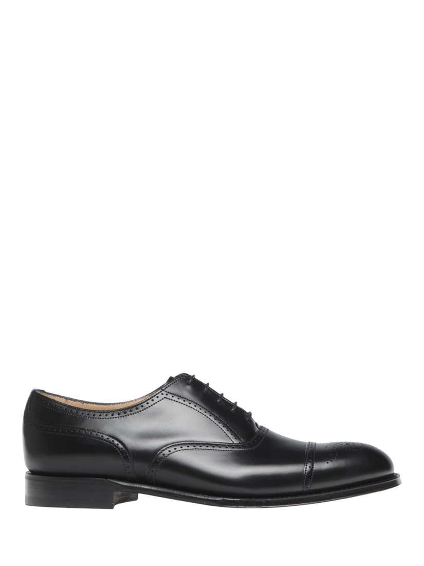Product image 1 of 3, which shows Cheaney Kelmarsh R Leather Oxford Brogues, Black, 9.5