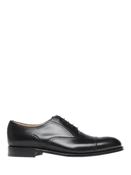 Cheaney Kelmarsh R Leather Oxford Brogues, Black, Black