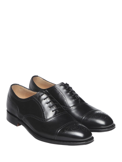 Cheaney Kelmarsh R Leather Oxford Brogues, Black - view 2, Black