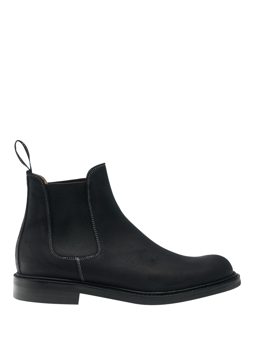 Product image 1 of 3, which shows Cheaney Corinthian R Leather Chelsea Boots, Black, 6