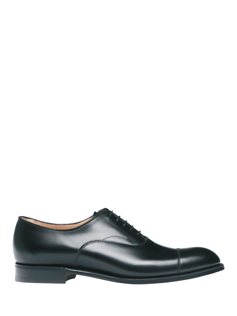 Product image 1 of 3, which shows Cheaney Alfred Leather Oxford Shoes, Black, 12W