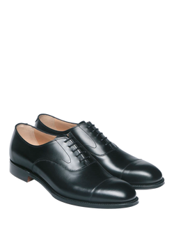 Cheaney Alfred Leather Oxford Shoes, Black - view 2, Black
