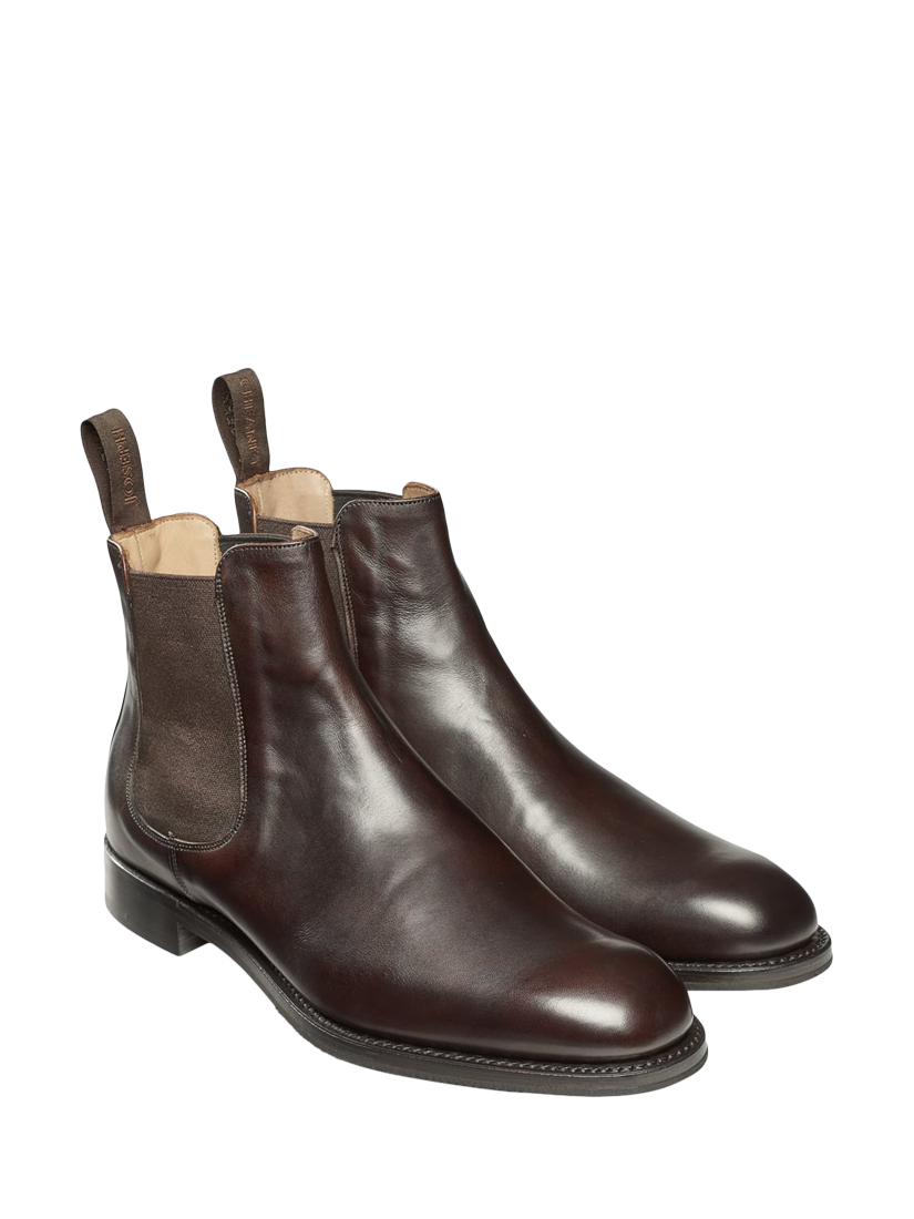 Product image 2 of 3, which shows Cheaney Godfrey D Leather Chelsea Boots, Mocha, 7