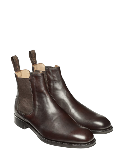 Cheaney Godfrey D Leather Chelsea Boots - view 2, Mocha